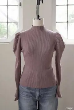 Herlipto パフスリーブニットのサムネイル