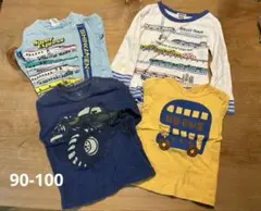 長袖Tシャツカットソー　まとめ売り　サイズ90-100