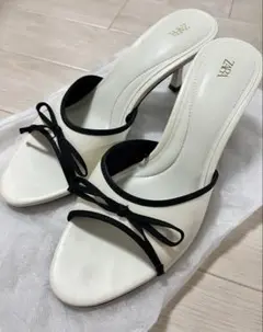 ZARA リボン付きミュール 39のサムネイル