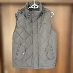 Lacoste グレー キルティングダウンベスト