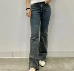 GU☆スリムフレアジーンズ