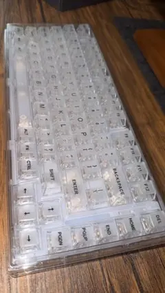 [極美品] YUNZII X75 PRO ジェリーフィッシュ軸 無線 ホワイト