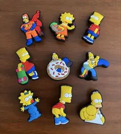 ザ・シンプソンズ クロックス ジビッツ 9個セット ②-A