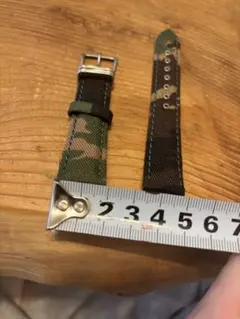 SWISS MILITARY カモフラージュ柄 腕時計用ベルト 19mmのサムネイル