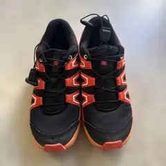 Salomon SPEEDCROSS スニーカー ブラック オレンジのサムネイル