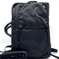 極美品✨ポーター リュック 3way タンカー 2層 ブラック ナイロン