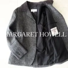 美品✨️マーガレットハウエル ハリスツイード ヘリンボーンジャケット S メンズ