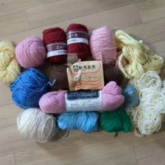 昭和レトロ手編み用毛糸セットアポロエンジェル、エレーヌ等