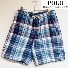 Polo Ralph ポロ ラルフ ローレン　チェック ビーチ ショートパンツ