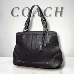 COACH スタッズレザーホーボー　ショルダーバッグ 2WAY y2k COACH スタッズレザーホーボー ショルダーバッグ 2WAY y2k | Mercari