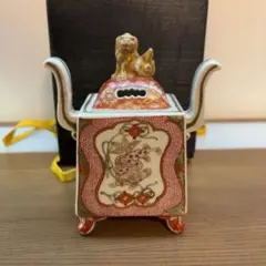 希少 明治期 輸出萬古焼 犬型急須 色絵花鳥文 狆 アンティーク 希少 明治期 輸出萬古焼 犬型急須 色絵花鳥文 狆 アンティーク - メルカリ