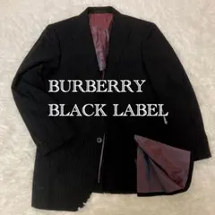 バーバリーブラックレーベル　スーツジャケット　背抜き　スーパー100ｓ　36