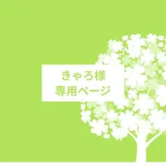 きゃろ様専用ページ