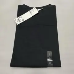 ユニクロ エアリズムコットンオーバーサイズTシャツ(5分袖) Sサイズ　皺有り