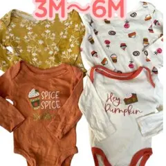 ベビーロンパース４枚セット 3M~6Mのサムネイル
