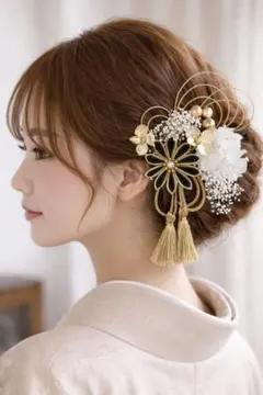 つまみ細工 髪飾り 成人式 卒業式 結婚式 振袖 和装 着物 袴