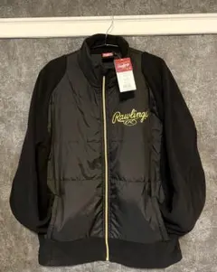 【新品】Rawlings フリースウォームジャケット 黒/金