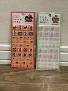 カットピースシール（タイルシール）モンチッチ　2枚セット