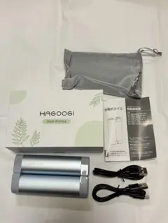 【新品未使用】HAGOOGI 充電式カイロ　水色　モバイルバッテリー