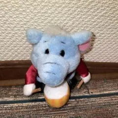 昭和レトロ　ビンテージ　ぬいぐるみ　　動物音楽隊　象 キーホルダー　ゾウ　ぞう