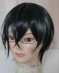 【即購入可】四季凪アキラ　ウィッグ　コスプレ　VOLTACTION 黒髪