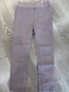 サマンサモスモス　ラーゴム　パンツ120 スモーキーピンク　裏起毛