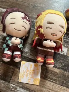 煉獄杏寿郎 竈門炭治郎 鬼滅の刃 ぽふっとぬいぐるみ