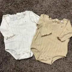 petit main 長袖ロンパース 80