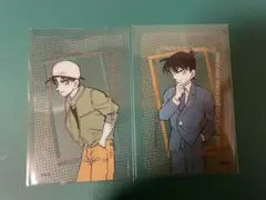 名探偵コナン　探偵社　服部平次　工藤新一　トレーディングクリアカード