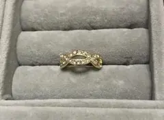 AS moddet / アズ・モデット イヤーカフ ツイストデザイン ゴールド