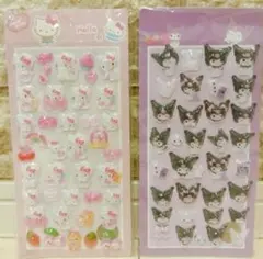 【新品】サンリオ　ボンボンドロップシール　キティクロミセット