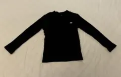 branshes　 女の子　120サイズ　 リブカットソー　ハイネック　黒