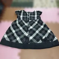 BeBe 110センチ チェックワンピース