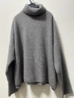 Spick and Span フォックスウール ロングリブタートルプルオーバー