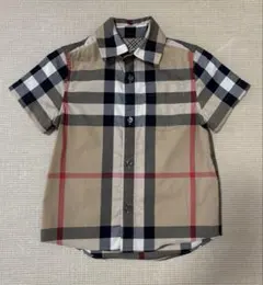 新品同様 BURBERRY 半袖シャツ 3Y 98cm ノバチェック ベージュ - メルカリ