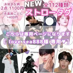 【 love sea888様専用 】 ストロータグ アクリルタグ テテ ホビ9点