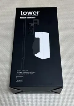 tower マグネットティッシュケースレギュラーサイズ ブラックのサムネイル