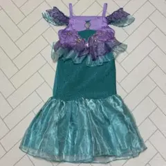 リトルマーメイド アリエル 風 コスチューム　130 プリンセス ドレス