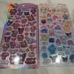 国内正規品　サンリオ　うるちゅるポップシール　2枚セット