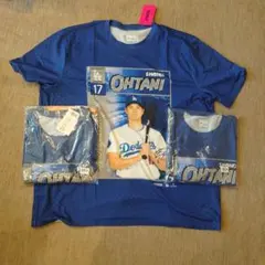 FOCO 大谷翔平 ドジャース Tシャツ XXL 青 新品 未使用 3枚セット