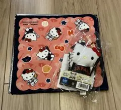 タイトーくじサンリオ＆侍ジャパン　D賞 カラビナ付きマスコット応援　キティ