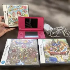 ニンテンドーDS ピンク 本体とゲームソフト3本セット