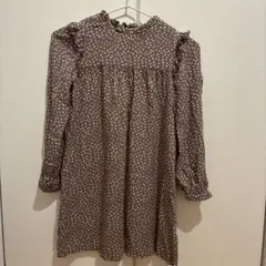 GAP キッズ ハート柄 ワンピース 長袖