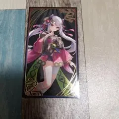 にじさんじ妖怪万化　お札風カード　奈羅花　レアカード　ホログラム