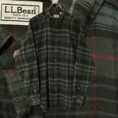 L.L.Bean エルエルビーン チェック柄 コットン ボタンダウン ネルシャツ