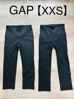 【新品・未使用】GAP レギンス ブラック XXS【2枚セット】丈短めのサムネイル