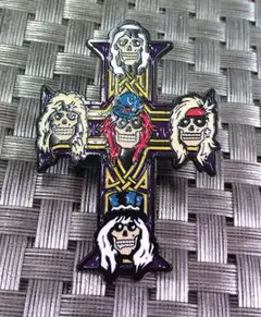 Guns N' Rosesガンズアンドローゼズ　ピンバッジ　1994 Guns N' Roses メタルピンバッジ ガンズ・アンド・ローゼス Silver