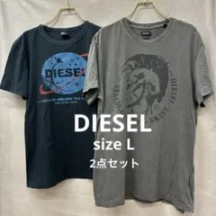 K819＊ ディーゼル メンズ 半袖 プリントTシャツ 2点セット Lサイズのサムネイル