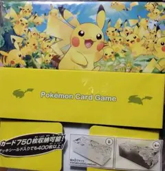 Pokemon ポケモンカードゲーム ロングカードボックス 箱 ピカチュウ大集合
