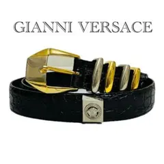 ✴︎格安VERSACE ヴェルサーチ ４連本革ベルト　クロコダイル　サンローラン 2026年最新】versace ベルト 4連の人気アイテム - メルカリ
